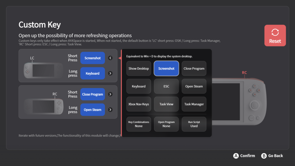 AYANEOAIRPlusControls