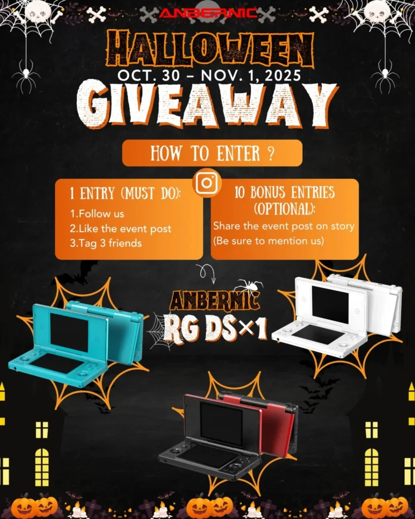 Anbernic RG DS Halloween Giveaway
