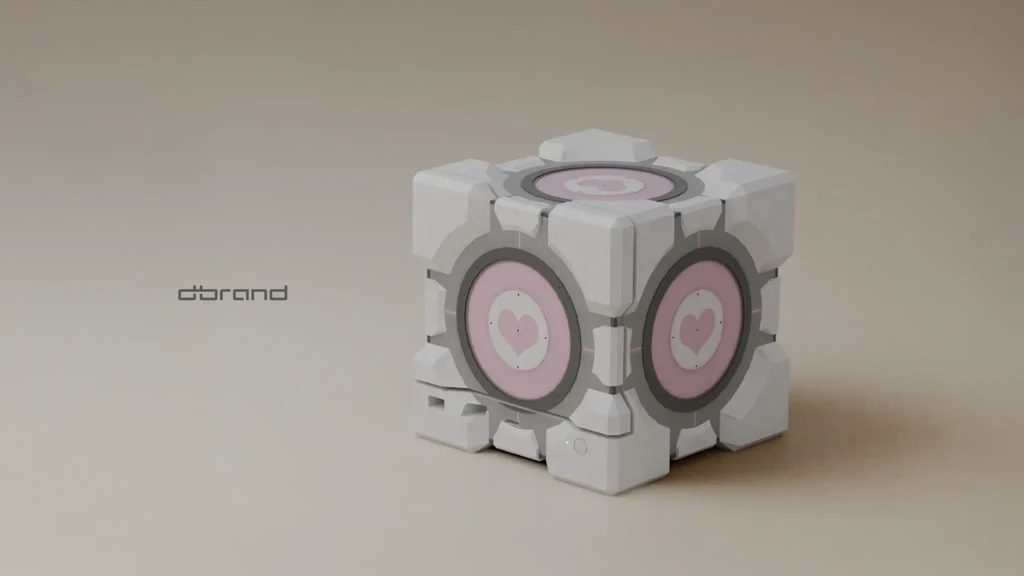dBrand Companion Cube Skin for Steam Machine
